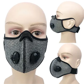 

Breathable Mesh Mouth maskers Unisex Face maska Replaceable Active Carbon Filters Removes Over Replaceable Protection Breathing