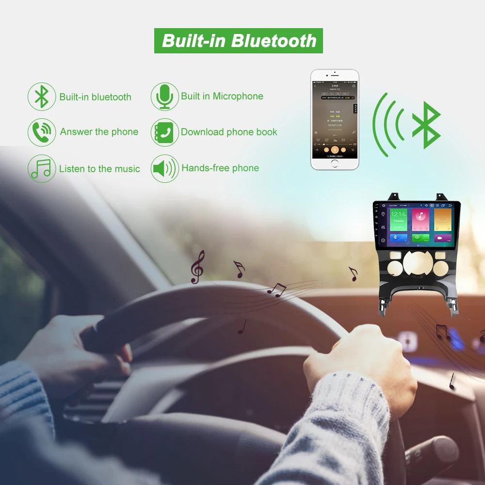 Bonroad " gps навигация dvd-плеер автомобиля с Bluetooth WiFi RDS для peugeot 3008 2009 2010- Автомобильный мультимедийный плеер стерео