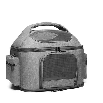 

Foldable Soft-Sided Pet Carriers for Cats and Dogs Travel Car Seat Safe Carrier