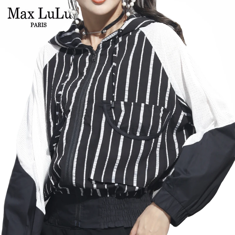 Max LuLu Весна 2020 модная Корейская женская уличная одежда в стиле панк женские