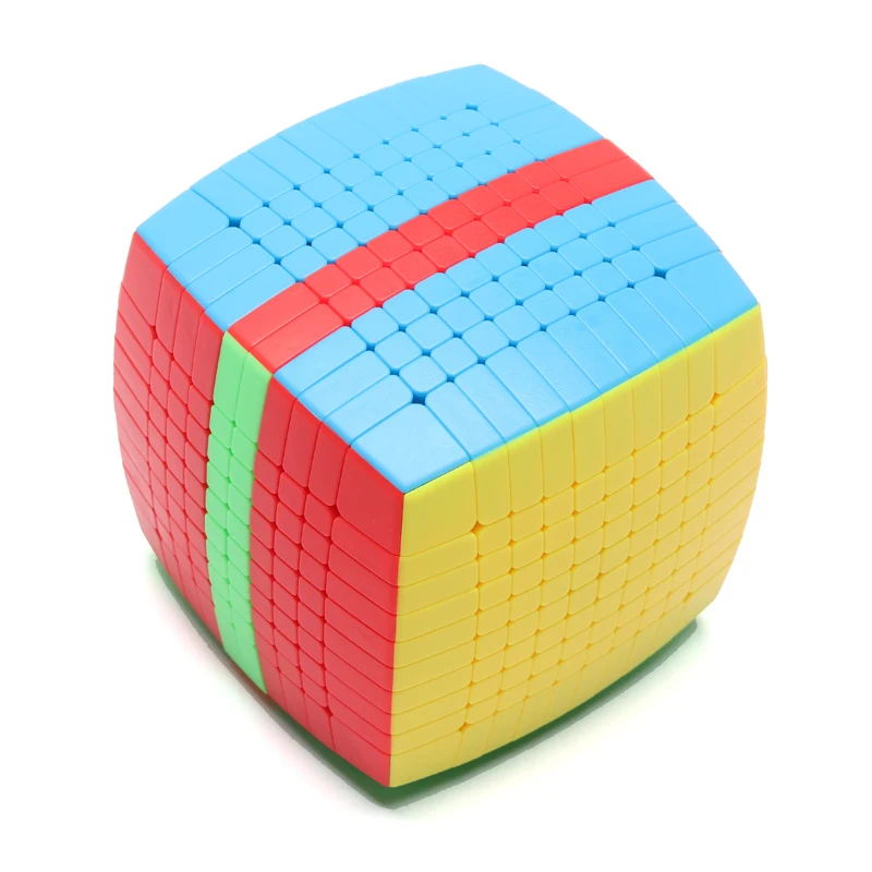 最新shengshouマジックキューブ10層ラベルなしスピードキューブ10 × 10プロ立方高レベルのおもちゃ子供
