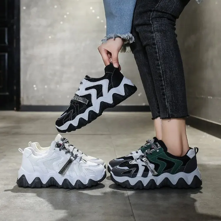 

Dad Shoes Women's INS Fashion 2020 Spring New Style Online Celebrity Wave Shoes Thick Bottomed Casual Versatile Super Fire Athle