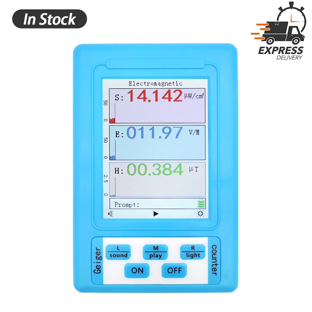 BR-9A tipo semi-funcional profissional da precisão alta do detector eletromagnético da radiação do verificador de digitas handheld medidor do emf