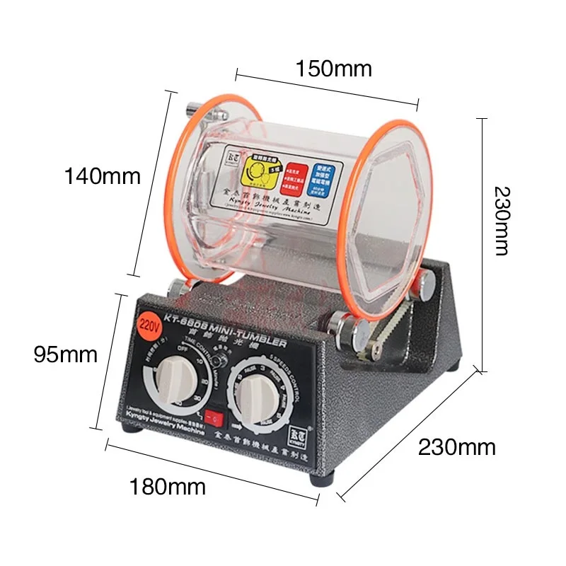 VEVOR-Polisseuse de Surface à Gobelet à Distance, Machine à Polir à Tambour  pour Bijoux, Mini Outils de Finition pour Gemmes, Bricolage, 3kg, 5kg -  AliExpress