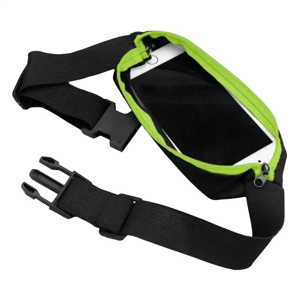 Riñonera Deportiva Bolsa Individual Simple Cintura Running Sport Cinturon Verde