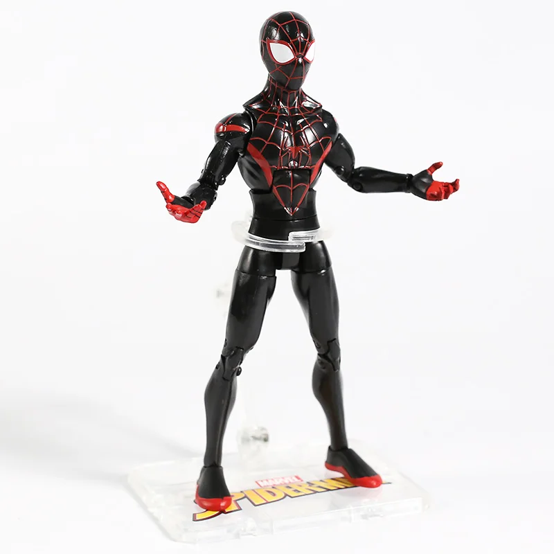 Marvel Человек-паук Питер Паркер Miles Morales Gwen Stacy человек паук 2099 ПВХ фигурка Коллекционная модель игрушки