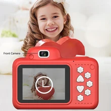 Детская мини-камера, обучающие игрушки для детей, цифровая фотокамера 2,4 дюймов, экран 1080 P, проекционная видеокамера на день рождения
