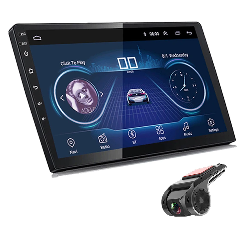 9 дюймов 2 Din mp5 Android 8 1 автомобильное радио Поддержка Wifi Bluetooth GPS Dual USB APP FM SD видео