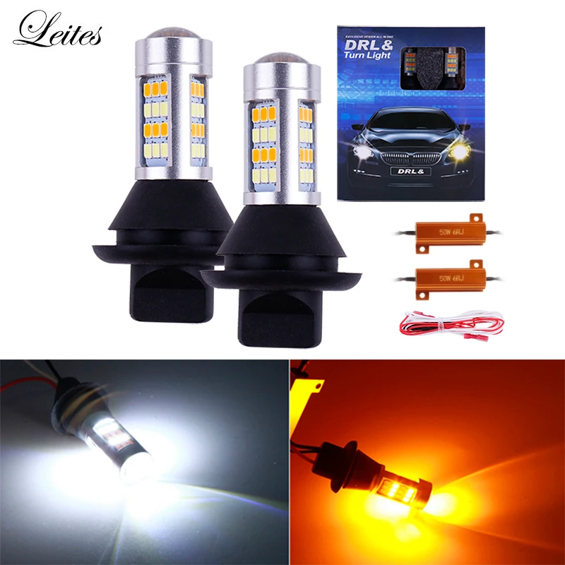 2x Canbus светодиодный 1156 BA15S BAU15S P21W PY21W 42SMD T20 7440 W21W Светодиодный точечный луч с