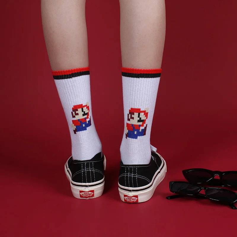 Унисекс Харадзюку Calcetines Tide брендовые уличные мужские и женские носки хлопок