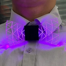 New LED Flashing Bow Tie Light UP LED Tie Rave Costume Necktie Glowing DJ Bar Dance Carnival Party Cool Props Wedding Supplies