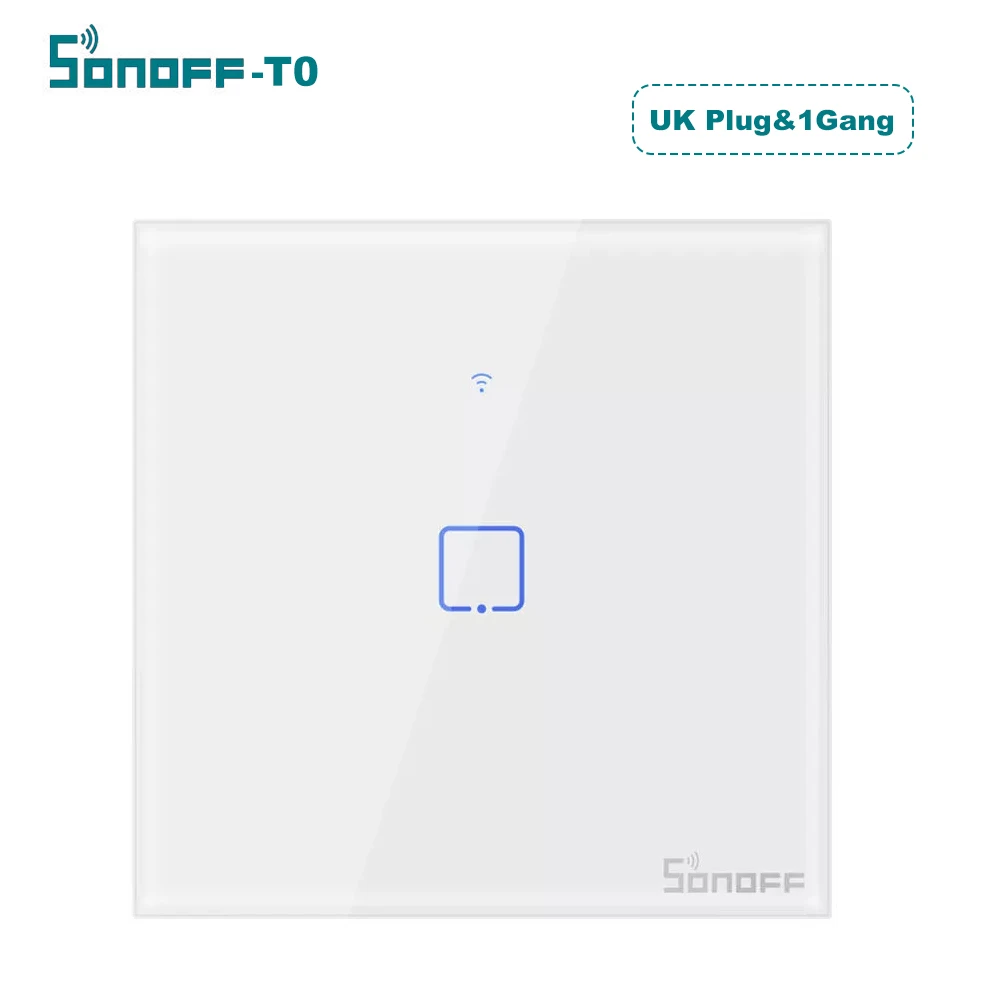SONOFF WI-FI настенный выключатель 1/2/3 TX серии интеллигентая(ый) стены прикосновения светильник led лампа переключатель для интеллигентая(ый) Google Home