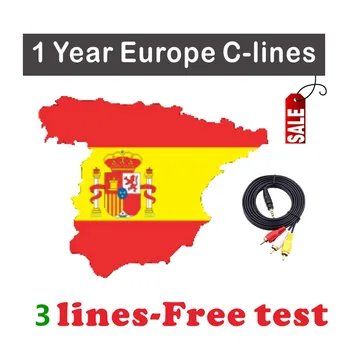 

Spain Receptor Cccams 3 lines Europe Cccam Cline for 1 year Europe Free Satellite Line Share Sever Spain/Portugal/Poland/Germany