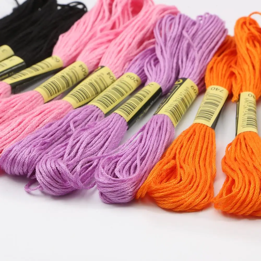 10/20pcs Cross Stitch Thread Floss Cross Stitch Cotton Sewing Skeins  Embroidery Thread Floss Kit DIY