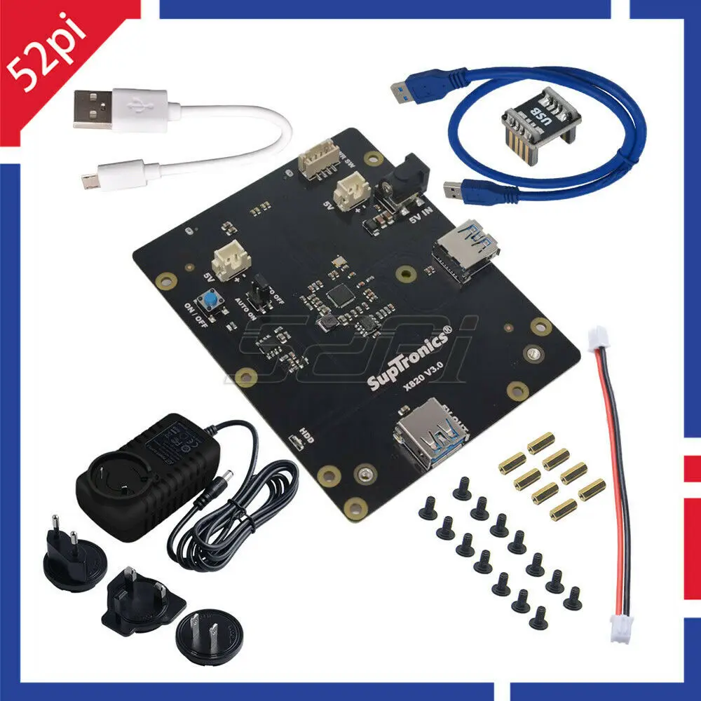 X820 V3.0 2 5 дюймов жесткого диска SATA HDD/SSD хранения плата расширения с кабелем для постоянного тока