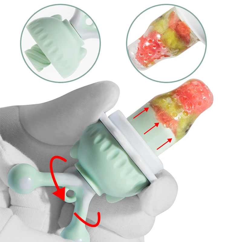 赤ちゃん用回転フルーツフィーダー 2個 おしゃぶり 歯が生えるリング 赤ちゃんのおもちゃ 乳首 食品アクセサリー Bpaフリー 4ヶ月 Aliexpress Mother Kids