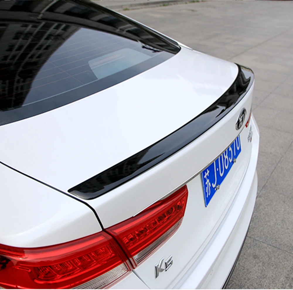 

Car Accessories ABS Plastic Material Rear Trunk Lip Boot Wing Unpainted Color Rear Roof Spoiler For Kia K5 Optima 2016