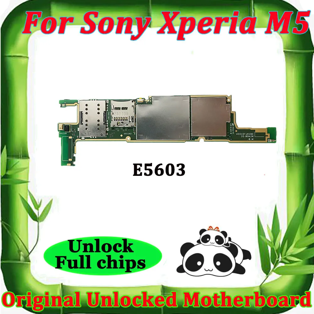 Для sony Ericsson Xperia M5 E5603 разблокированная материнская плата разблокировка полные чипы материнская плата Система Android Материнская плата платы