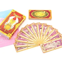 1 Набор(52 листа) Аниме Cardcaptor Sakura Clow Card Косплей prop KINOMOTO SAKURA Card captor карты с Сакурой Таро