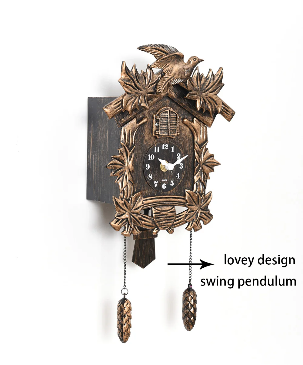 Cuckoo Clock Living Room Wall Clock Bird Cuckoo Alarm Clock Watch Modern Brief Unicorn Decorations Home Day Time Alarm Decor