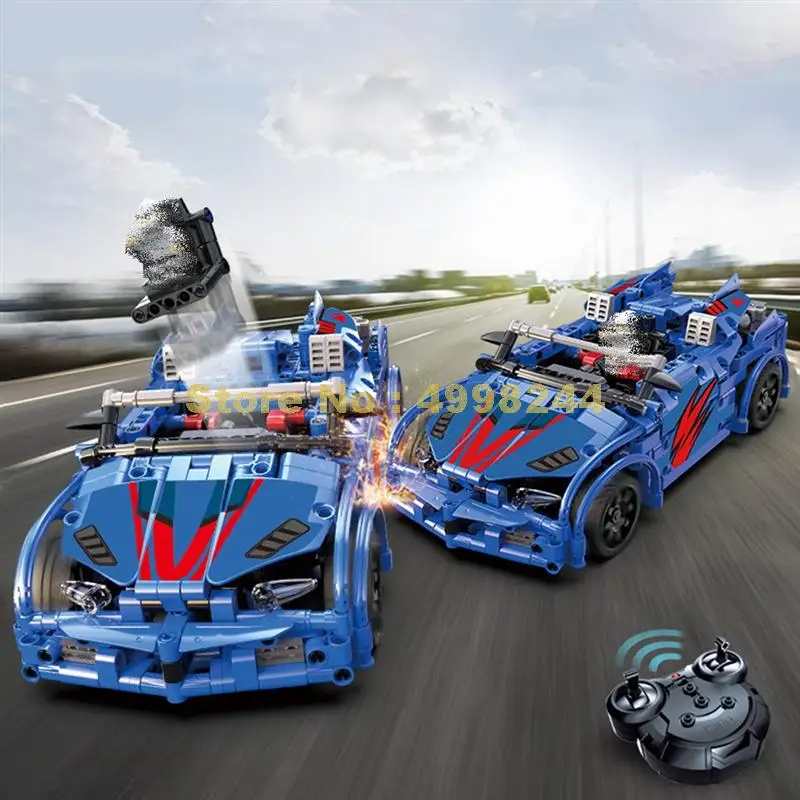 C51052 579 шт technic гоночный автомобиль на дистанционном управлении rc транспортные средства строительные блоки кирпичи игрушка
