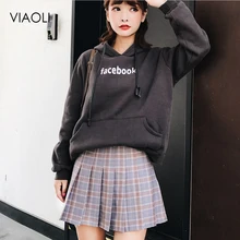 Плиссированная юбка с высокой талией, косплей аниме, школьная форма, Студенческая плиссированная юбка для девочек, клетчатая юбка размера плюс, женские юбки, новинка