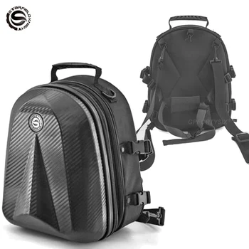 

SFK Waterproof Motorcycle Tail Bag Multifunction Motorcycle Rear Seat Bag High Capacity Motorcycle Backpack Motocross Helmet Bag