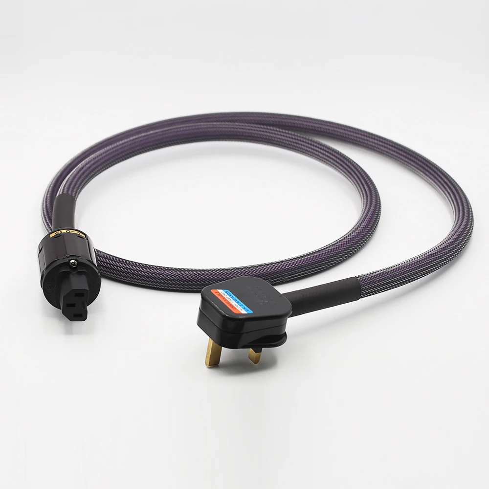 HI End UK AC сетевой кабель питания Великобритания 3 контактный разъем для IEC C13 HIFI