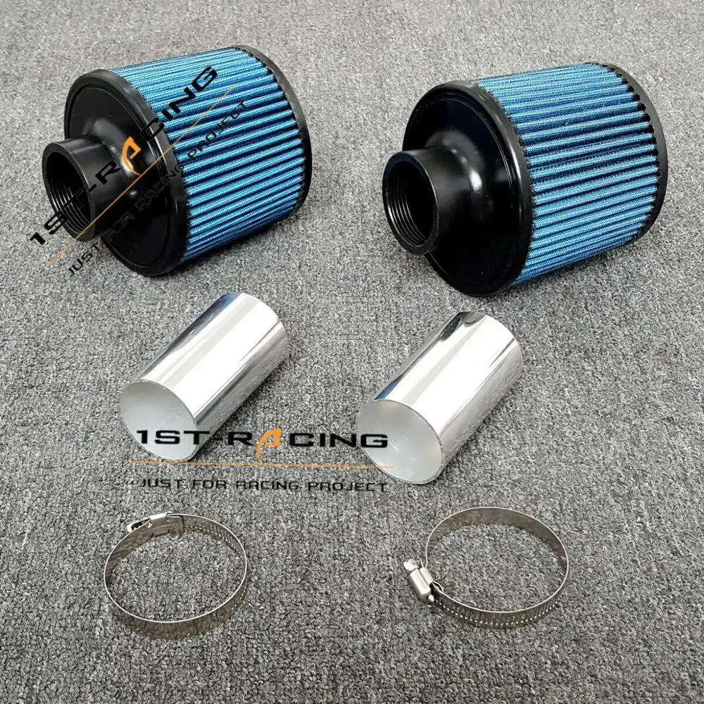 2.25" High FLow Dual Cone Air Filter For BMW 135i 335i 535i E90 E92 E90 Z4 N54 3.0L