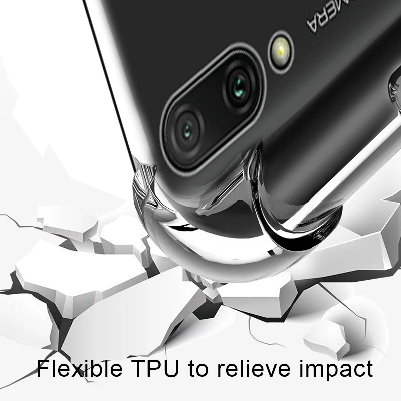 Shockproof Clear TPU Case For Huawei Nova 3 3i P20 Mate 20X 10 20 Lite Pro Airbag Silicone Cover Honor Note | Мобильные телефоны и