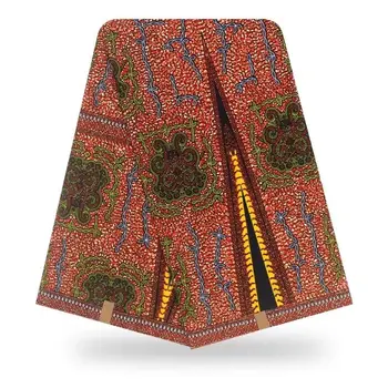 

2019 High quality african wax prints fabric wax cotton real the last design of african woman hot sale in dress cloth