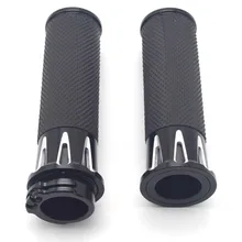 1 Пара мотоциклетный велосипед 25 мм руль штыри алюминиевый скраб резина для Harley Sportster 883 Dyna Softail Touring