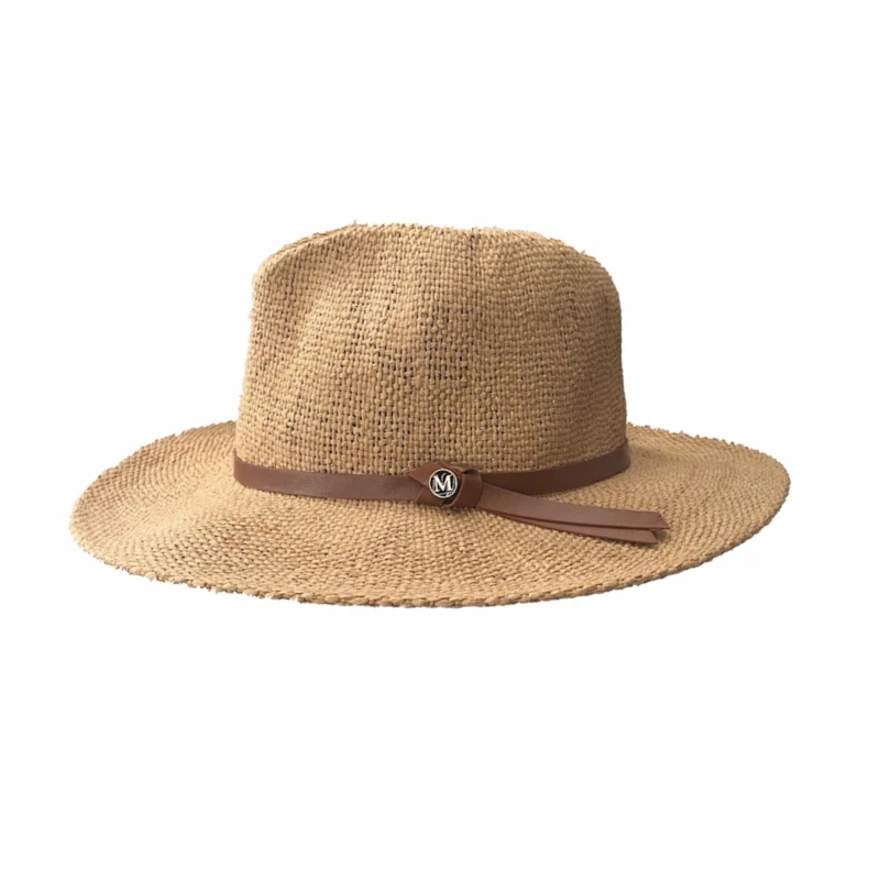Британская соломенная шляпа lafite для мужчин и женщин, праздничный козырек, как у знаменитостей, дышащая большая карнизная шляпа, летняя крутая шляпа - Цвет: Хаки