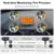 Deelife Solar TPMS Sensor Car Tire Pressure Monitoring System for 4 Wheel Tire TMPS