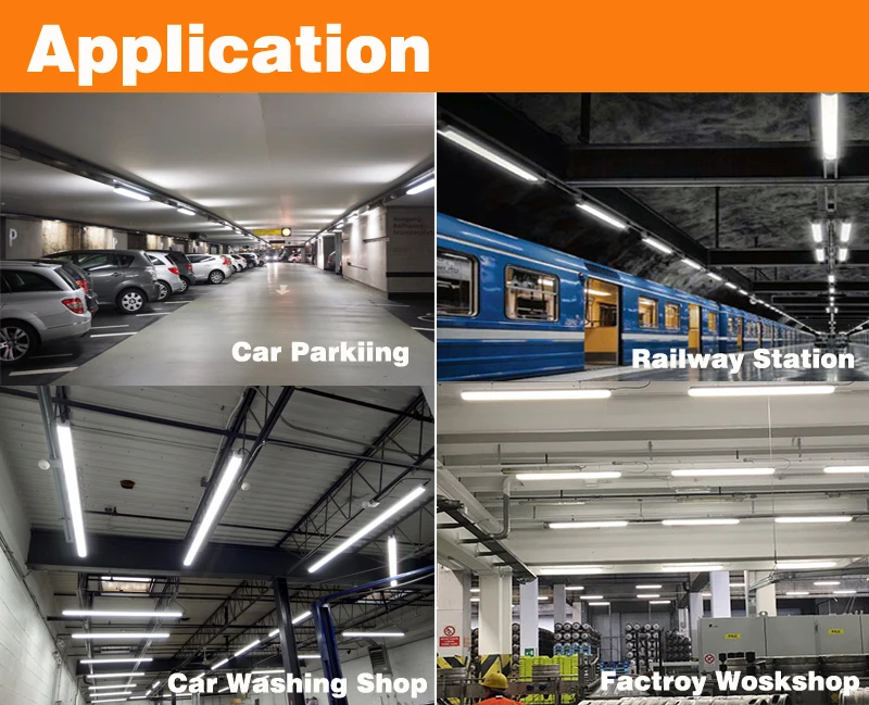 Slim Triproof Led Batten Light application
