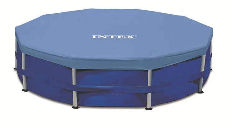 

INTEX Circle Pipe Rack Covering Cloth for Swimming Pool Sink Lid Dust Cover Rain Shield Thick 366 Cm