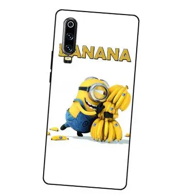 

P123 Minion Banana Black Silicone Case Cover For Huawei P8 P9 P10 P20 P30 Lite Pro P Smart Plus 2017 2019