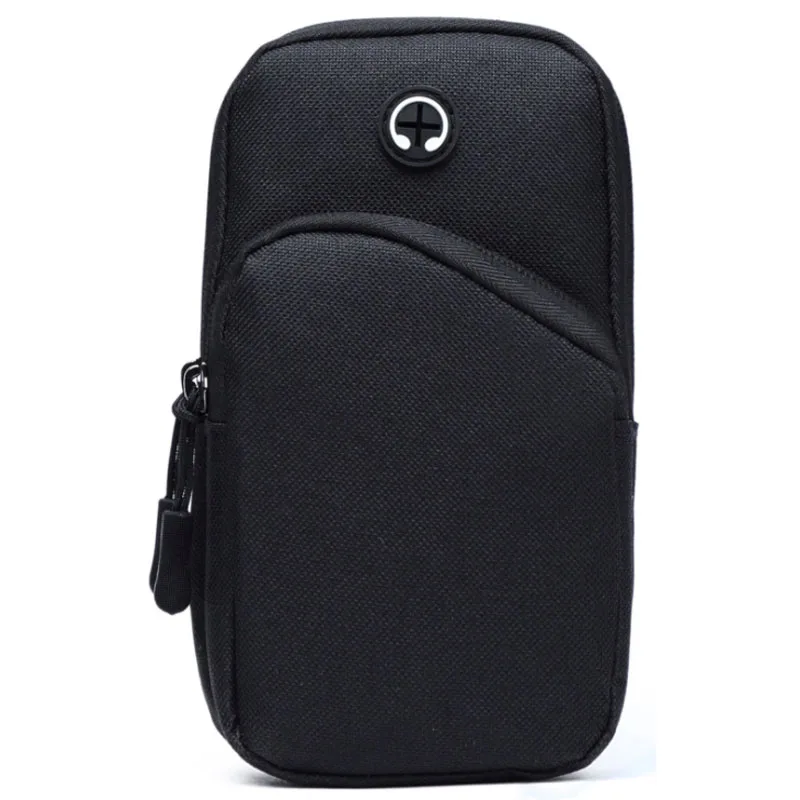 1PC Waterproof Man Women Gym Sports Arm Bag Running Jogging Cell Phone Holder Zipper Belt Pouch For 5-6.5 Inch