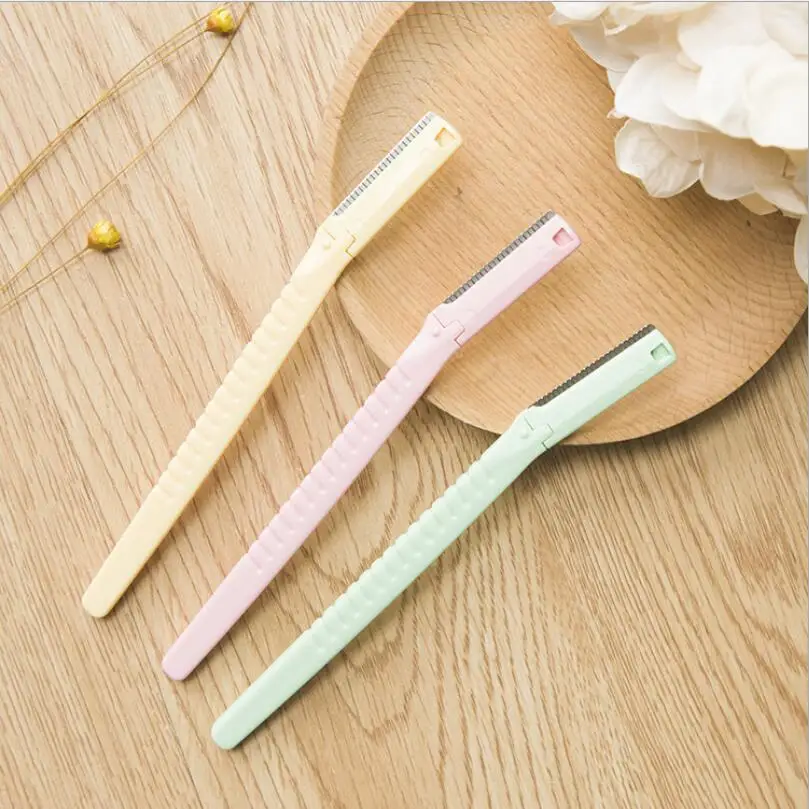 

1Pc Women Razors Makeup Facial Eyebrow Lip Women's Razor Hair Remover Sharp Stainless Steel Cutting Knife Safety Razor T0471