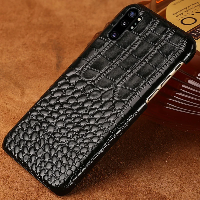 Leather case for Samsung galaxy Note 10 10plus 10+ Genuine leather shockproof fundas back cover samsung A50 a70 a40 a8 2018 | Мобильные