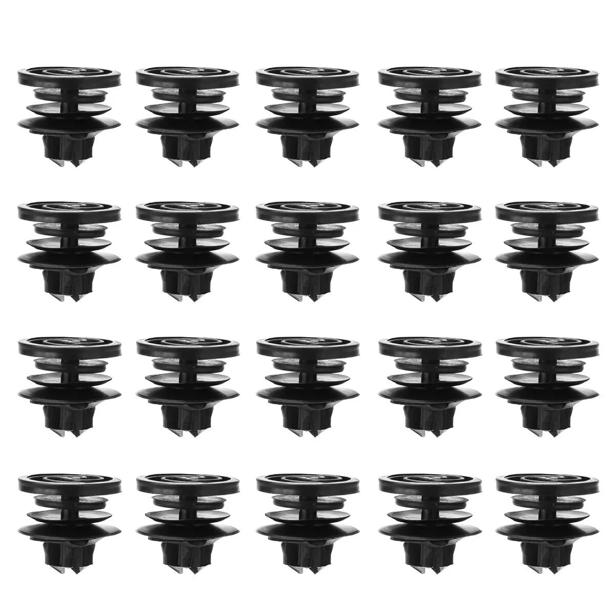 Mayitr 20pcs/set Plastic Interior Door Card Trim Panel Clips 3B0868243 Replaces For V-W G-OLF MK4 P-ASSAT B-ORA