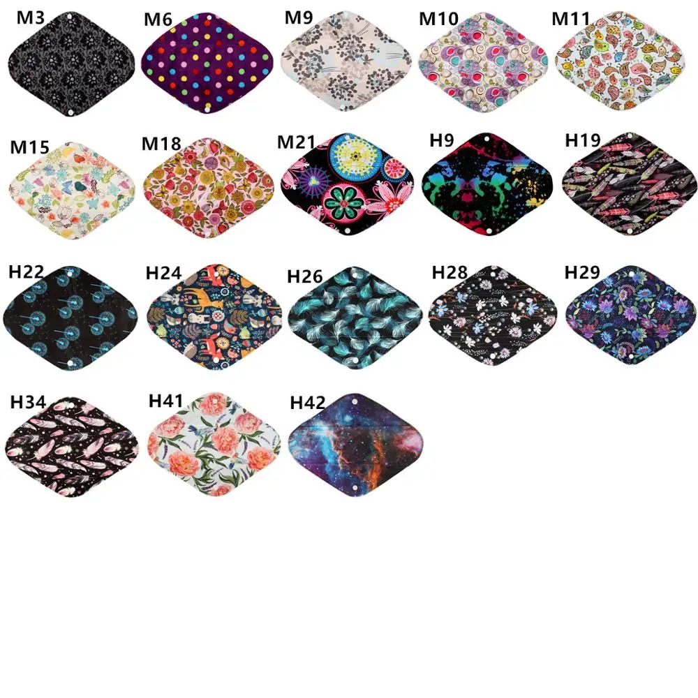 [Sigzagor]1 Large Heavy Reusable Washable Cloth Pad Menstrual Sanitary Pad 12in 30cm Heavy Flow