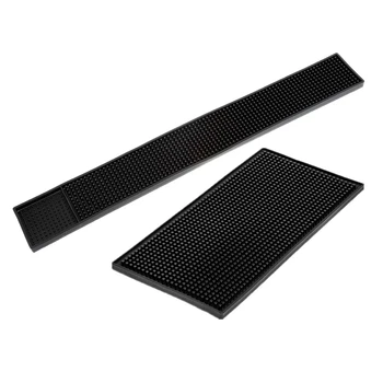 

Anti-Slip Bar Rubber Mat PVC Pad Coaster Kitchen Placemat Barber Insulation Cup Mug Set Beer Whiskey Waterproof Bar