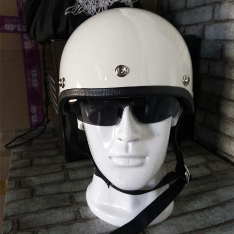 TT& CO, шлем для мотоциклистов с полулицевой поверхностью, стильный светильник, шлем с открытым лицом, Стекловолоконный корпус, мотоциклетные шлемы