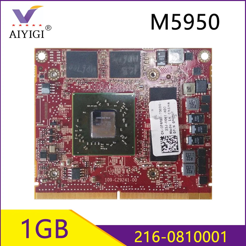 Видеокарта Radeon HD6770 HD6770M M5950 GDDR5 1 ГБ 216-0810001 для Dell M4600 M4800 Acer 5935G 5738 5739 5940 8735 7738G |