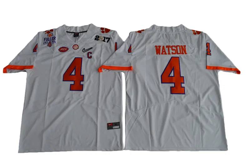 1 Мужские футболки Clemson DeShaun Watson 4 Diamond Quest Limited college - Цвет: 1