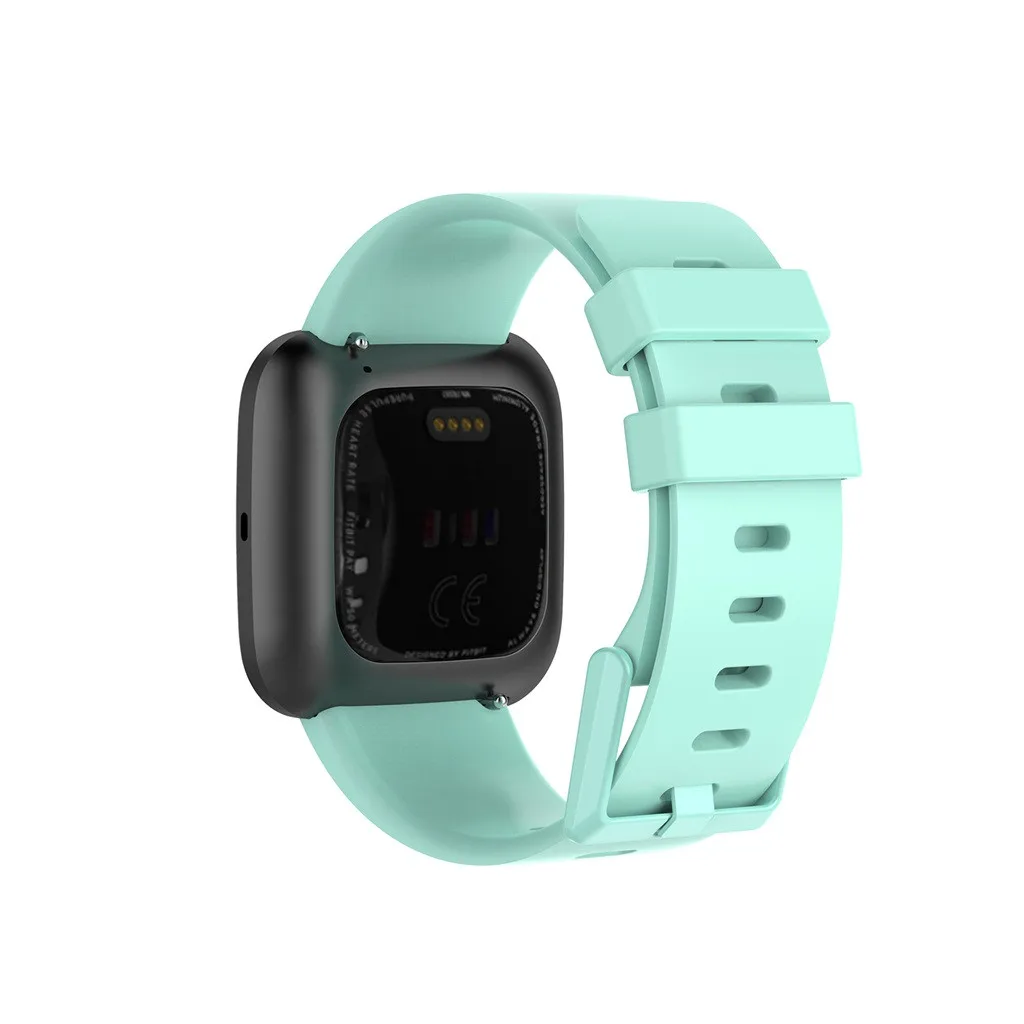 Силиконовый ремешок для Fitbit Versa 2 Смарт-часы с заменой ремешка ремешок для часов женский мужской браслет спортивный ремешок для часов 19Nov