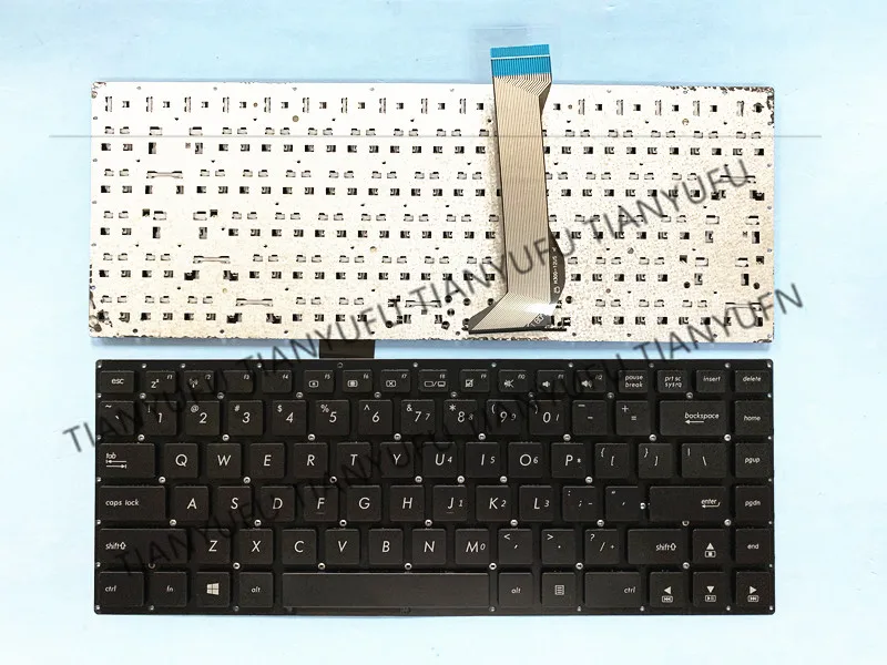 Английский новая E402 Клавиатура для ноутбука ASUS E402 E402M E402MA E402SA E402S E403SA US черная клавиатура для ноутбука