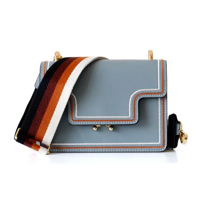Новая модная маленькая сумка из натуральной кожи с клапаном, роскошные сумки, женские сумки, дизайнерские высококачественные женские сумки через плечо