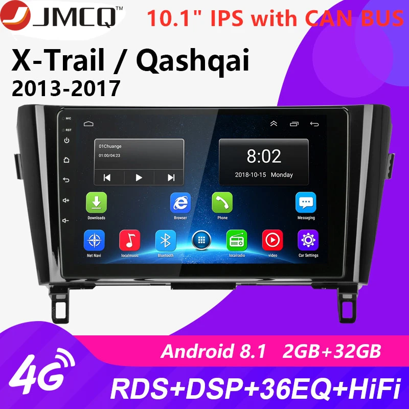 

2G+32G Android Car Radio For Nissan X-Trail X Trail 3 T32 2013-2017 WiFi 4G NET DSP RDS GPS navigation DVD Video Player 2 din